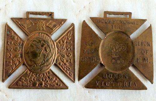 Queen Victoria Diamond Jubilee 37mm Medal (Dated 1897) | Over 100 Years Old!